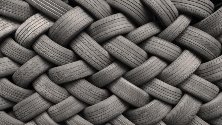 Image of collection of end-of-life tires